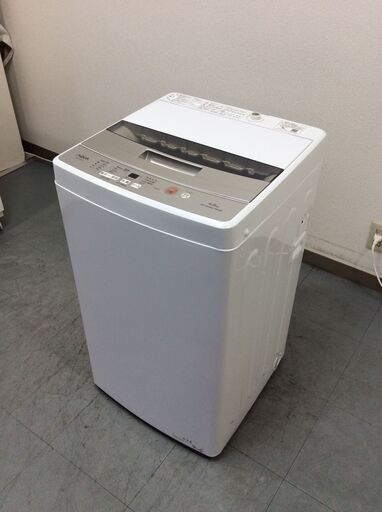 （5/11受渡済）JT8701【AQUA/アクア 4.5㎏洗濯機】美品 2022年製 AQW-S4M 家電 洗濯 簡易乾燥付