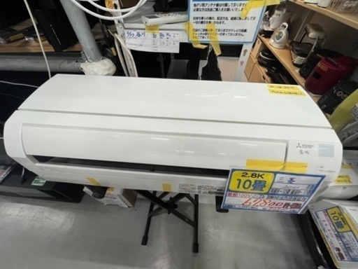 三菱／エアコン2.8k】【2022年製】【10畳用】【クリーニング済】【6 