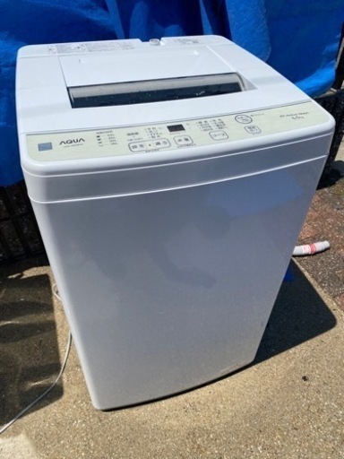 お薦め品‼️分解洗浄済み‼️AQUA洗濯機6kg2021年
