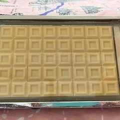 ホワイトミルク板チョコの立体パズル