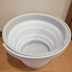 【折りたたみバケツ】ニトリ 8リットル 熱可塑性エラストマー製 ...