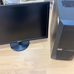 ゲーミングPC！！モニター付けます