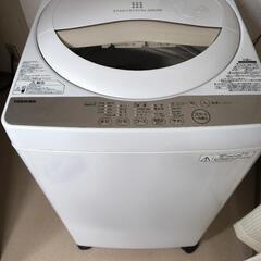家電 生活家電 洗濯機　2016年製　洗濯容量5kg　東芝AW-5G3