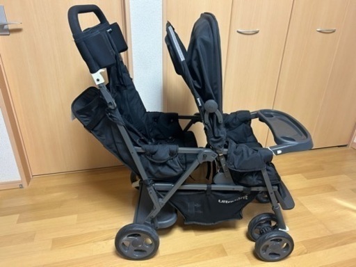 二人乗りベビーカー ジュービーカブースウルトラライト グラファイト joovy Caboose UIta ralight Graphite JOOVY