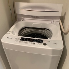Hisence 4.5kg 洗濯機(2022年式)