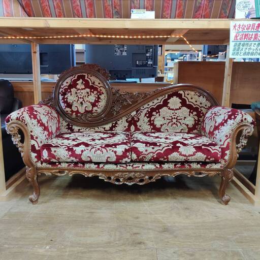 【愛品倶楽部柏店】 クラシックデラックスソファ 金華山織