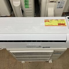 K05256　中古エアコン 富士通 2021年製 主に6畳用 冷房能力 2.2KW / 暖房能力 2.2KW