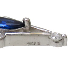 最終特価品 サファイア 0.35ct ダイヤモンド 計0.35ct ネックレス 