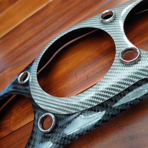 ホンダビート カーボン製メーターカバー ホンダビート カーボン(綾織