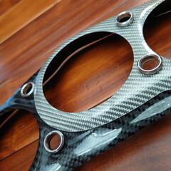 ホンダビート　カーボン(綾織)メーターカバー＋ＲＸ−８メーターカバー　カーボン柄