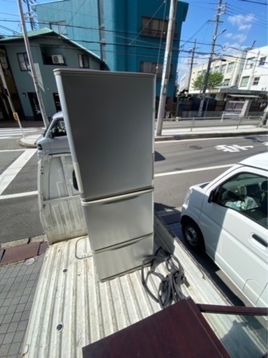 SHARP 3ドア　350L　97L 　SJ-WA-35B-S 2015年
