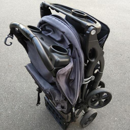 ☆お値下げ☆KATOJI 二人乗りベビーカー☆レインカバー付 大人気