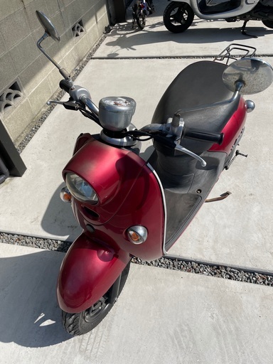 原付バイク  ヤマハ　ビーノ　バッテリー新品　実動