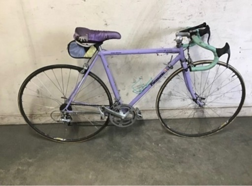 293□岐阜発　△Panasonic LES MAILLOTS S ORDER /ロードバイク/ジャンク扱い/2×7段変速/走行未確認/サドルカバー付/現状品　R5.4/25□