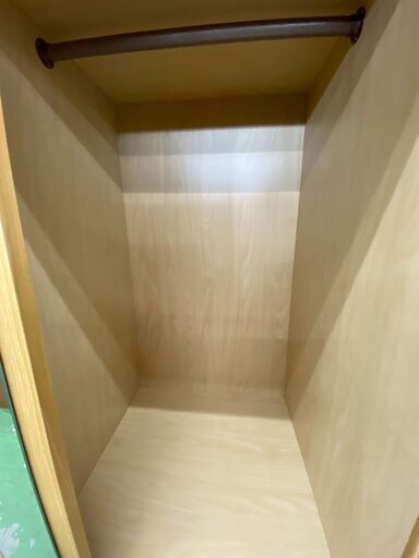 ドリーム川西店御来店限定】 ワードローブ ブラウン H180×W595×D583 