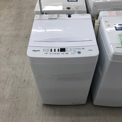 安心の6ヶ月保証付き！Hisense全自動洗濯機4.5kg2020年製  