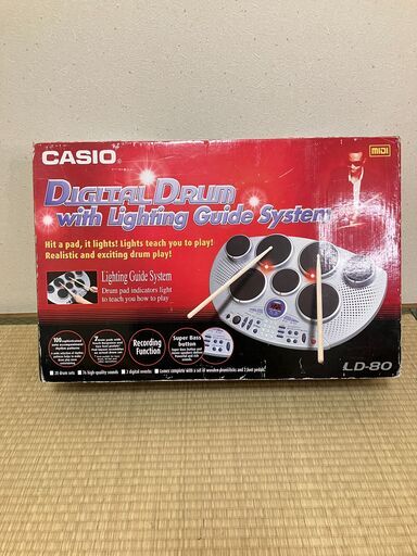 CASIO  電子ドラム  LD-80