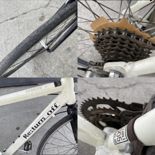 296◇自転車 ロードバイク re turn off RD-700 3×7段変速 走行