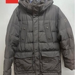 THE NORTH FACE ロングパディング　黒　肩ロゴ　グー...