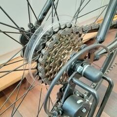 ★ 美品❗【オオトモ】［グランディール］ロードバイク  自転車  28インチ 【リア7段のシマノ製21段変速】ワイヤーロックチェーン付き 💳自社配送時🌟代引き可💳※現金、クレジット、スマホ決済対応※   