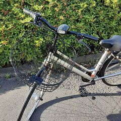 リサイクルショップどりーむ天保山店 No1147 自転者 黒銀 6段階ギア