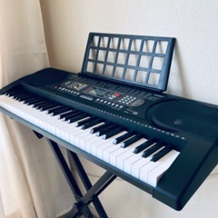【美品】 61鍵盤 電子ピアノ キーボード スタンド付き