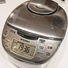 中古炊飯器　三菱電機 NJ-KH10-S IHジャー炊飯器 シル...