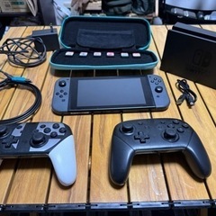 Switch 本体+コントローラー2台+ソフト6