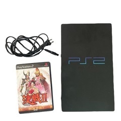 PS2本体❤ソフト1つ　セット　電源コード　ジャンク扱い　ゲーム機