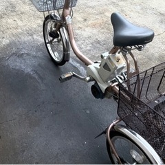 420 パナソニック電動アシスト自転車ライフEB18-16インチシルバーボディー
