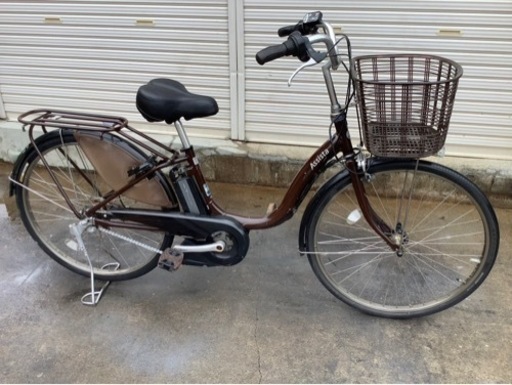 423ブリヂストン新機種電動アシスト自転車アシスタ26インチブラウンアルミボディー