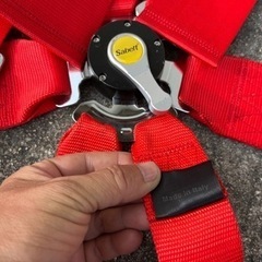 ポルシェ996用固定アイボルト全部付き サベルト6点シートベルト FIA公認3インチ