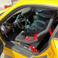 ポルシェ996用固定アイボルト全部付き サベルト6点シートベルト FIA公認3インチ