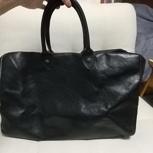 本革バッグ　手作り