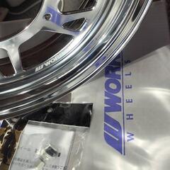 エイプ50/100 work ワーク 12インチ 3.5J タイヤ、ホイール