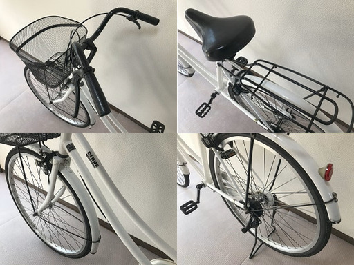 【サブスク利用も可能❕】２６インチ - ホワイト /　GLOVE【整備済み】26006 サブスク利用も可能❕】26インチ - ホワイト / GLOVE【整備済み】26006