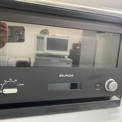 北九州市内配送無料　保証付き　2022年　バルミューダ ザ・レンジ オーブンレンジ ブラック BALMUDA The Range K04A-BK