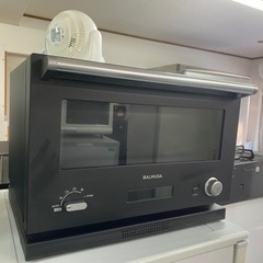 北九州市内配送無料　保証付き　2022年　バルミューダ ザ・レンジ オーブンレンジ ブラック BALMUDA The Range K04A-BK