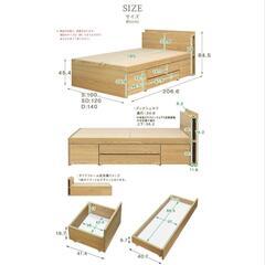 家具 ベッド ダブルベッド ベットフレームのみ