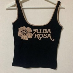 【ALBA ROSA】黒　タンクトップ　F