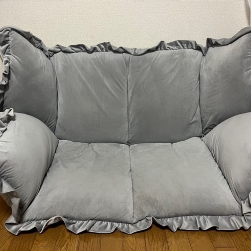 Francfranc】オンライン限定フリルソファ Francfranc 家具 グレー