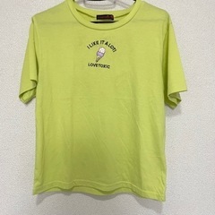 Love toxic 160cm イエロー 半袖 Tシャツ ラブ...