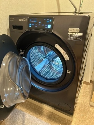 2023年購入 AQUA タッチパネル ドラム式洗濯乾燥機 AQW-DX12N