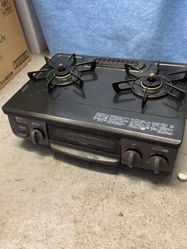 リンナイ グリル付き ガス テーブル コンロ 家庭用 都市ガス Rinnai ガステーブル ガスコンロ 都市ガス用 CH35BKL