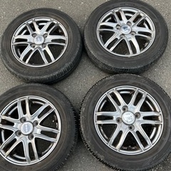 155/65R13 ダンロップ 夏タイヤアルミホイールセット ラ...