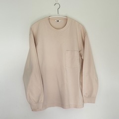 UNIQLO U クルーネックT  （長袖）Lサイズ　NATURAL