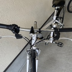【商談中】自転車　アストロイア　ホワイト　クロスバイク　
