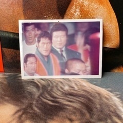 希少 アントニオ猪木 燃える闘魂 レコード＋アントニオ猪木生写真付 