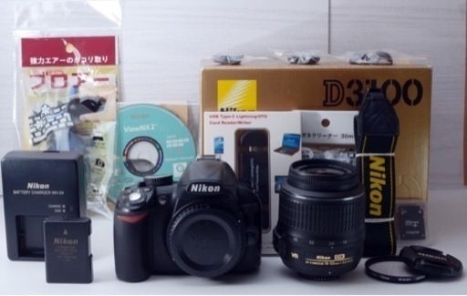 ★Nikon D3100★超初心者向け●スマホ転送●ファミリーにおすすめ  1ヶ月動作補償あり！ 安心のゆうパック代引き発送！ 送料、代引き手数料無料！