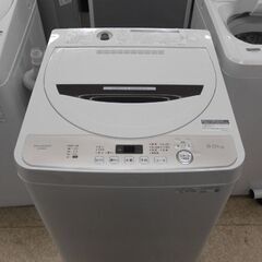 洗濯機 6.0kg 2020年製 シャープ ES-GE6D-T 6kg SHARP 穴無し槽 札幌 西野店